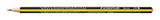 Blyant Staedtler noris trekant hb gul/sort