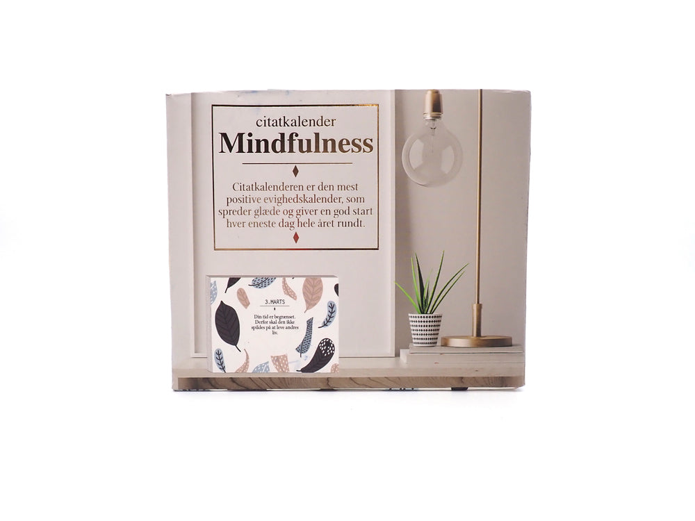 CITATKALENDER FARVET MINDFULNESS 365 DAGE
