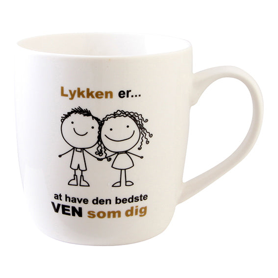 KRUS VEN LYKKEN ER NEWBONE HVID