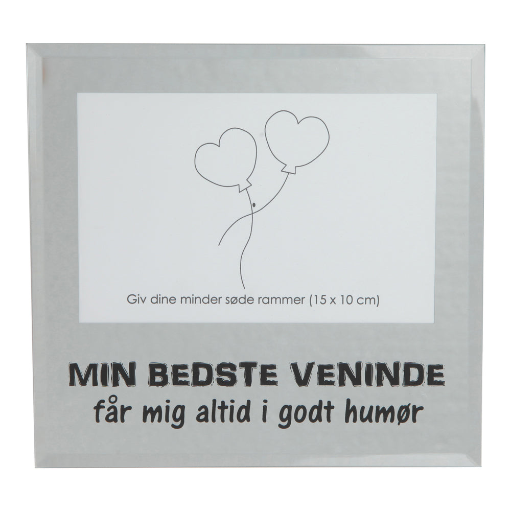 Ramme i glas glas min veninde
