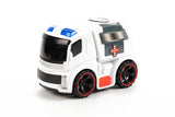 Ambulance med lys og lyd