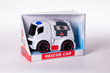 Ambulance med lys og lyd