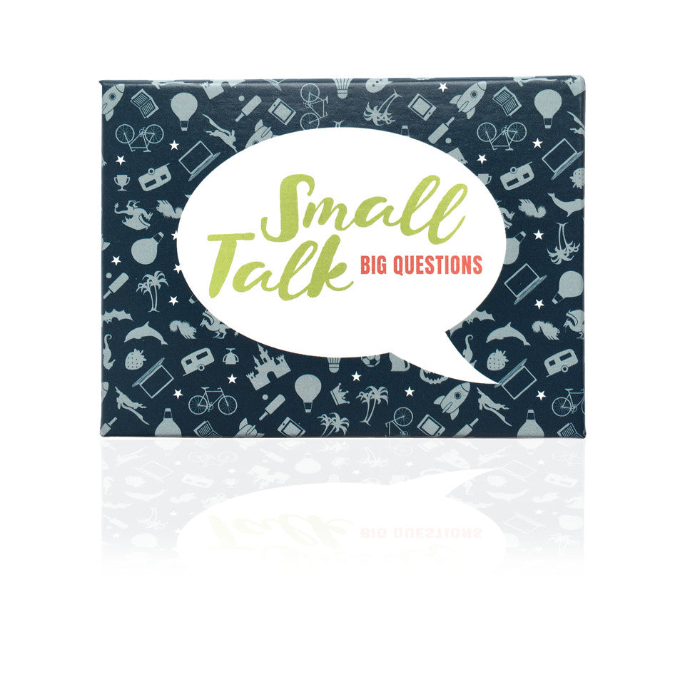 Small Talk - big questions blå