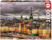 Puslespil views of Stockholm, Sweden 1000 brikker