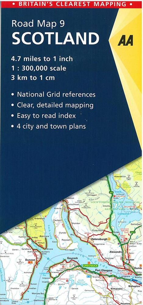 AA Road Map Britain 9: Scotland