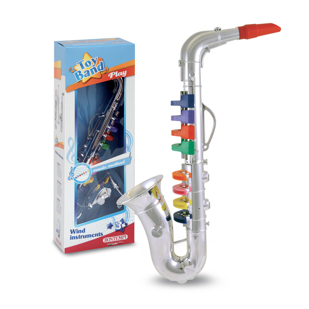 Saxofon sølv 36 cm