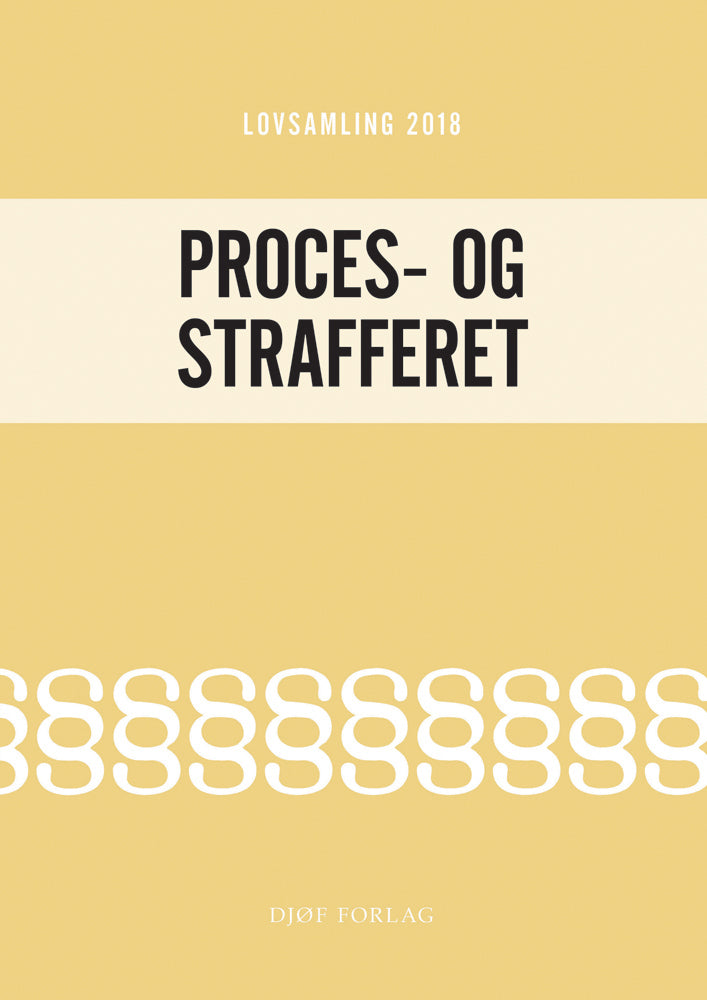 Lovsamling 2018 – Proces- og strafferet