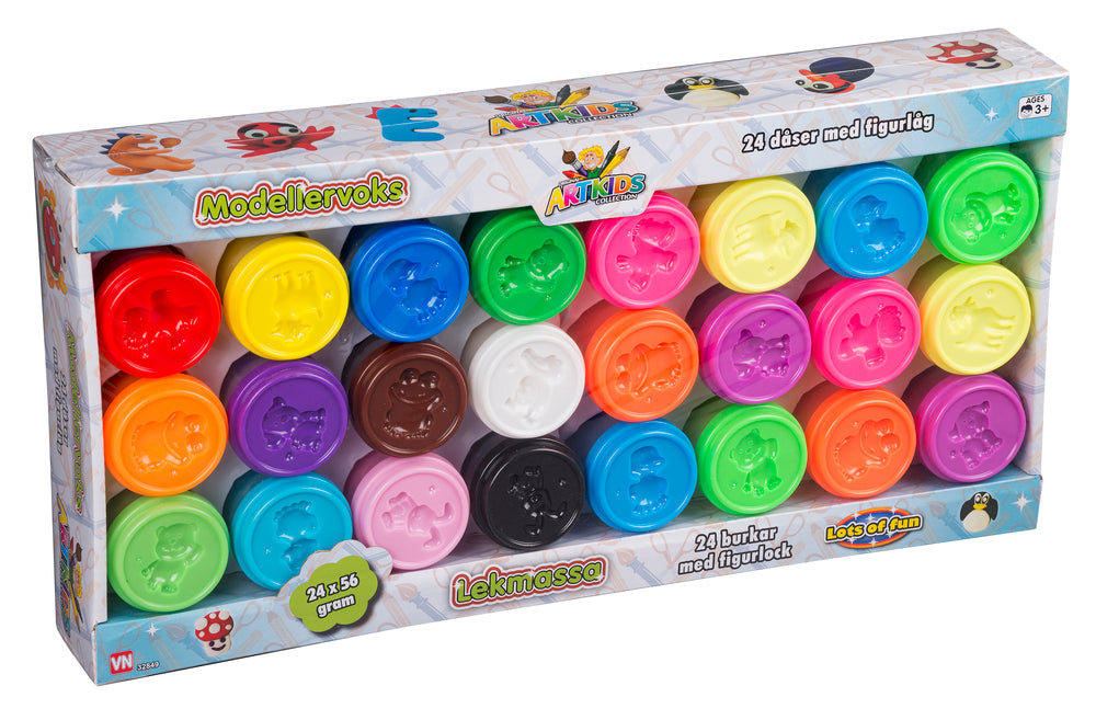 Modellervoks 24 bøtter 56g