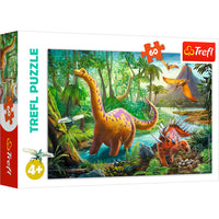 Puslespil Dinosaur migration 60 brikker