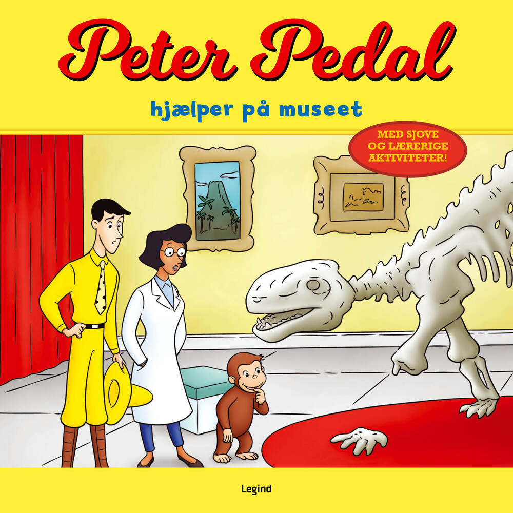 Peter Pedal hjælper på museet