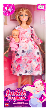 Judith gravid med baby ass