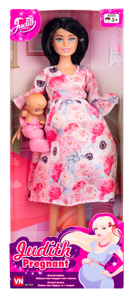 Judith gravid med baby ass