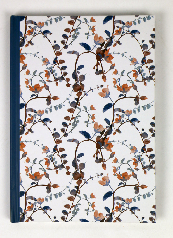 Notesbog a5 linjeret blomster
