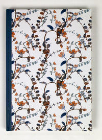 Notesbog a5 linjeret blomster