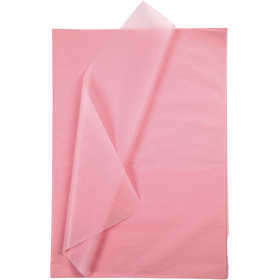 Silkepapir pink 10 ark 50x70 cm 14 g.
