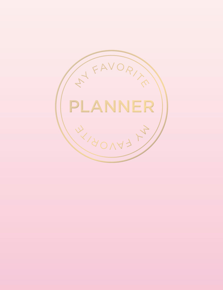 MY FAVORITE PLANNER Udateret Lyserød