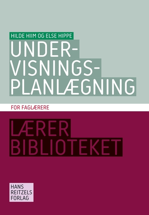 Undervisningsplanlægning for faglærere