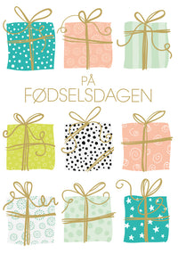 Kort m/kuvert fødselsdag