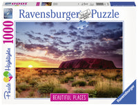 Puslespil ayers rock australia 1000 brikker