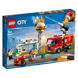 60214 LEGO City Fire brand på burgerbaren