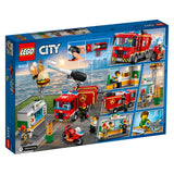 60214 LEGO City Fire brand på burgerbaren