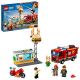 60214 LEGO City Fire brand på burgerbaren