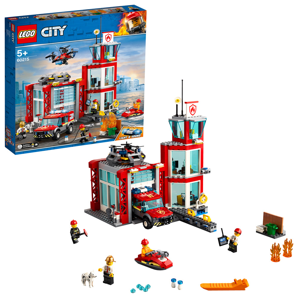 60215 LEGO City Fire brandstation