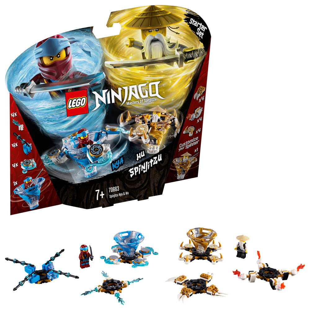 70663 LEGO NINJAGO SPINJITZU-NYA OG WU