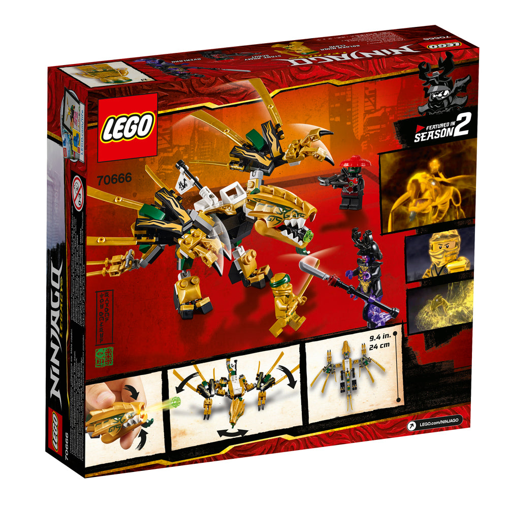 70666 LEGO NINJAGO DEN GYLDNE DRAGE