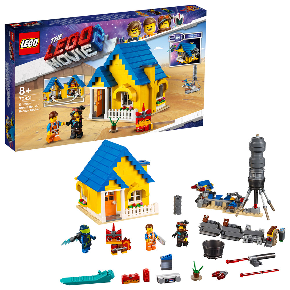 70831 LEGO Movie Emmets drømmehus/redningsraket!