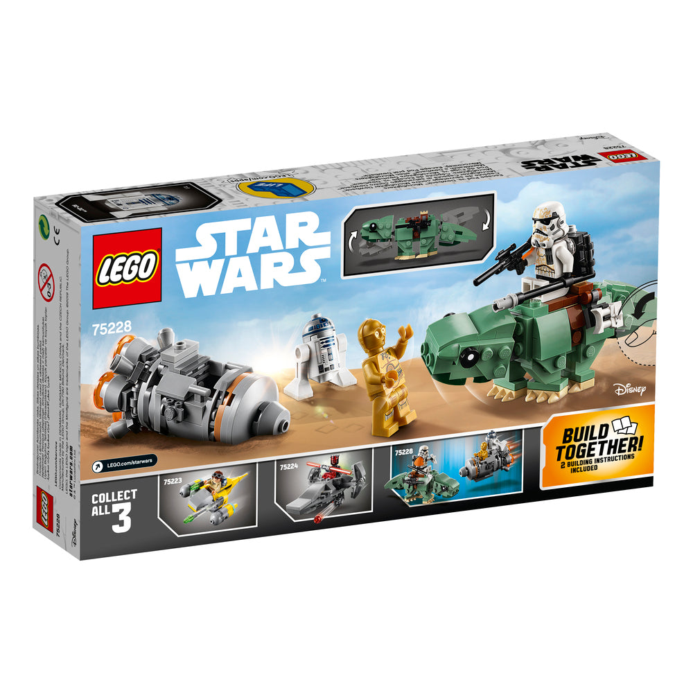 75228 LEGO STAR WARS REDNINGSKAPSEL MOD DEWBACK MICROFIGHTER