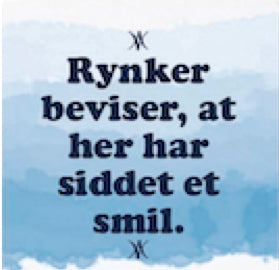 Citatmagnet rynker beviser 9x9cm