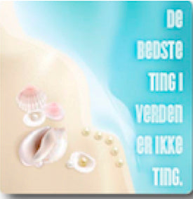 Citatmagnet de bedste ting 9x9cm