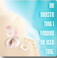 Citatmagnet de bedste ting 9x9cm