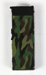 Viskelæder sort med camouflage