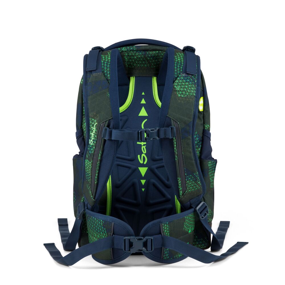 SKOLETASKE SATCH SLEEK INFRA GREEN
