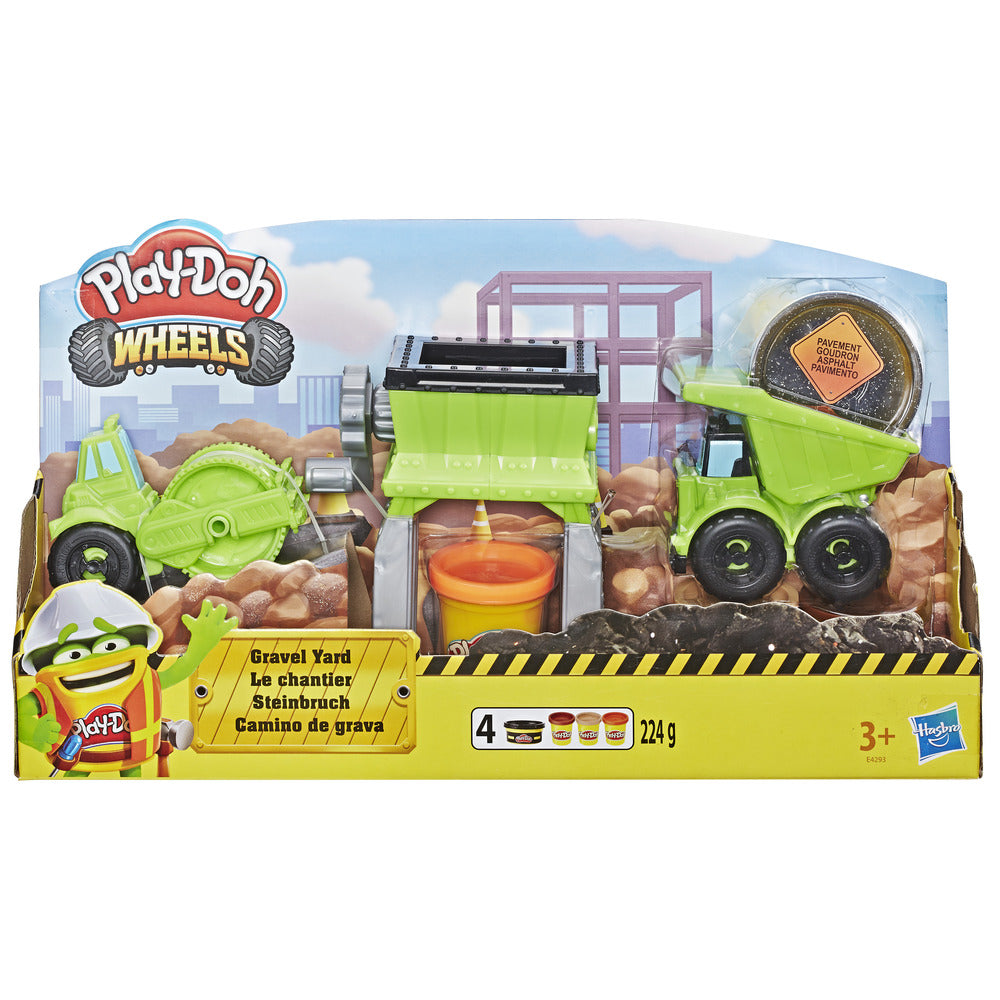 Play-doh  gravel yard