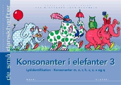 Konsonanter i elefanter 3, 5 stk.