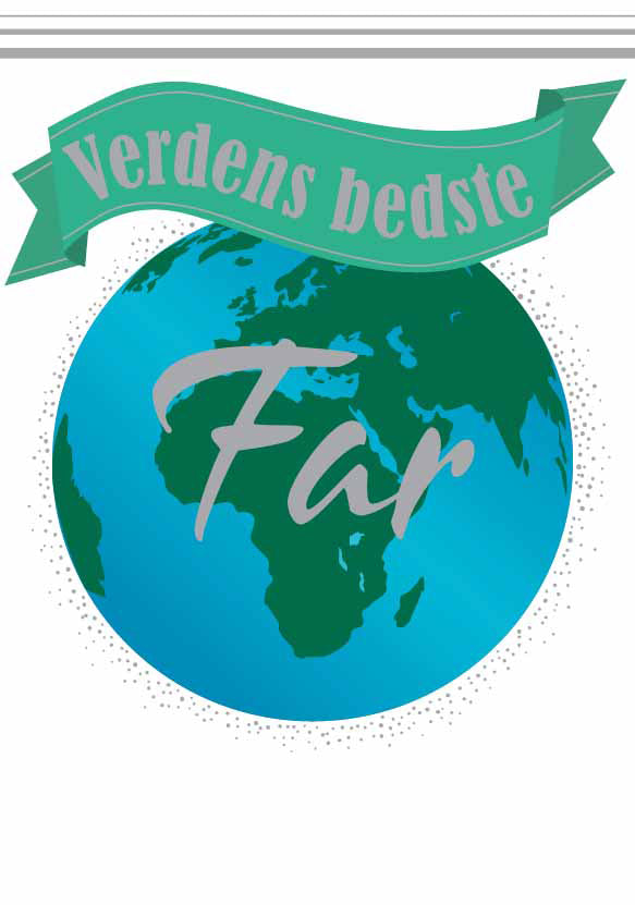 Kort globus verdens bedste far