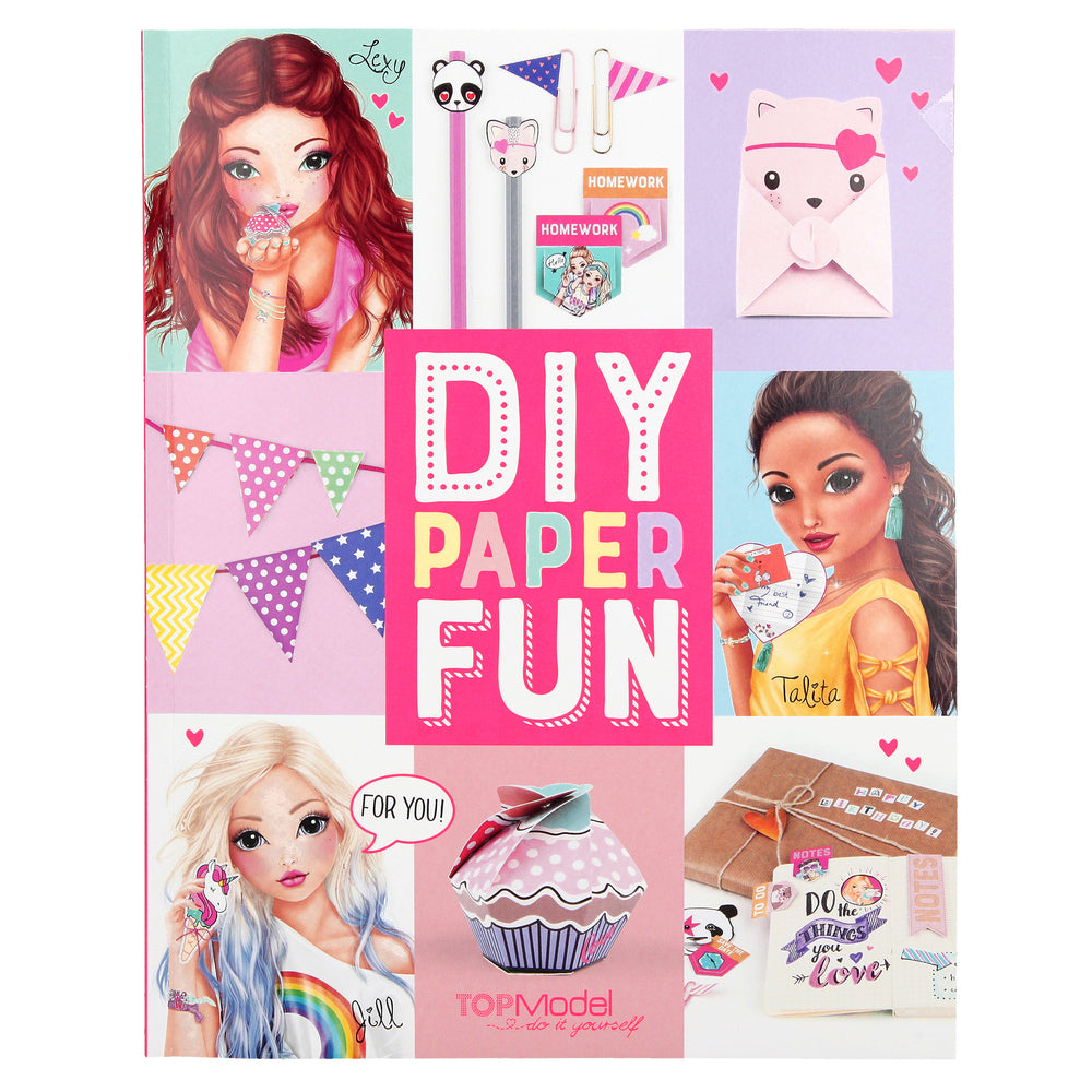 TOPModel diy paper fun book