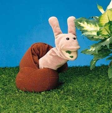 Snegl, hånddukke