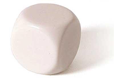 Blank terning (12 stk.)