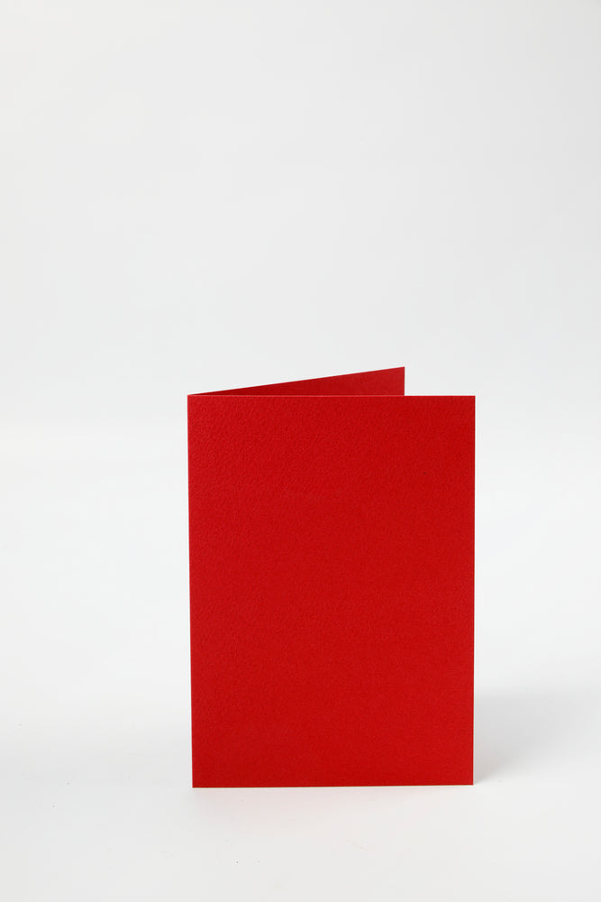 Kort rød 10,5x15 cm 220g 10stk