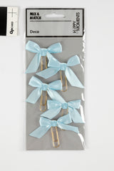 CLIPS LYSEBLÅ 40X70 MM 5STK