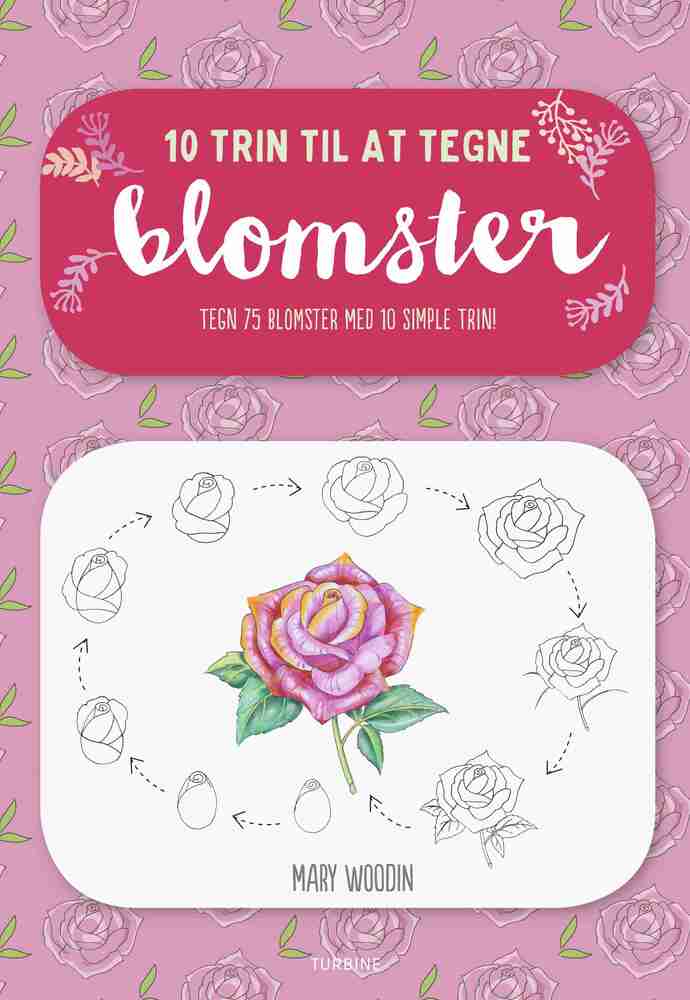 10 trin til at tegne blomster