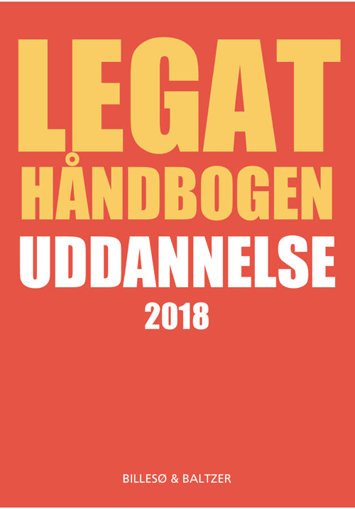 Legathåndbogen Uddannelse 2018