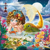 Puslespil charming mermaids 3X49 brikker