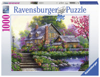 Puslespil romantic cottage 1000 brikker
