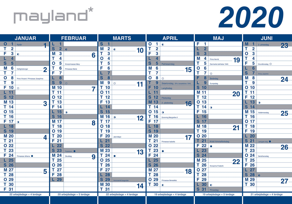 KÆMPEKALENDER VINYL 2020 MAYLAND