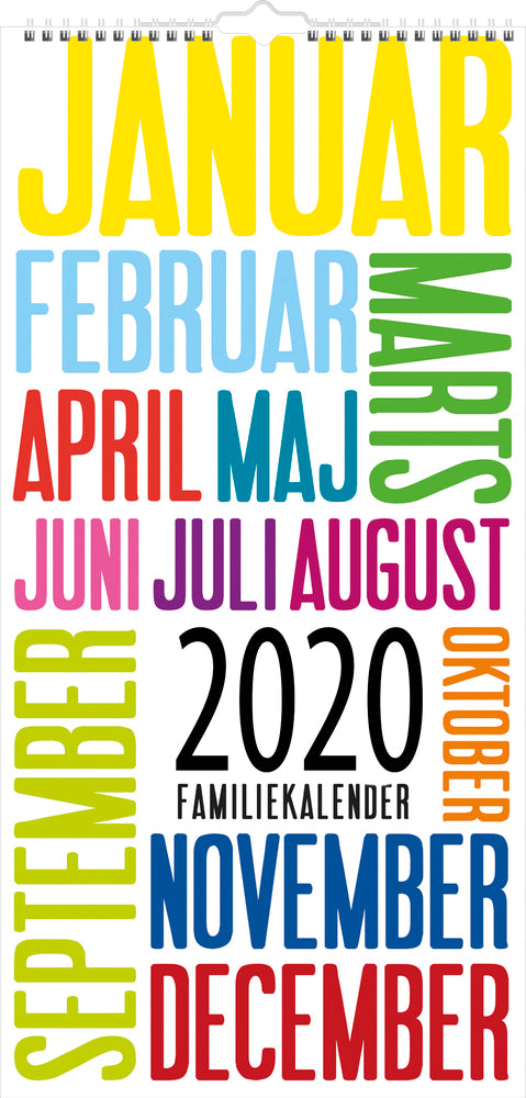 FAMILIEKALENDER TREND  2020 MAYLAND